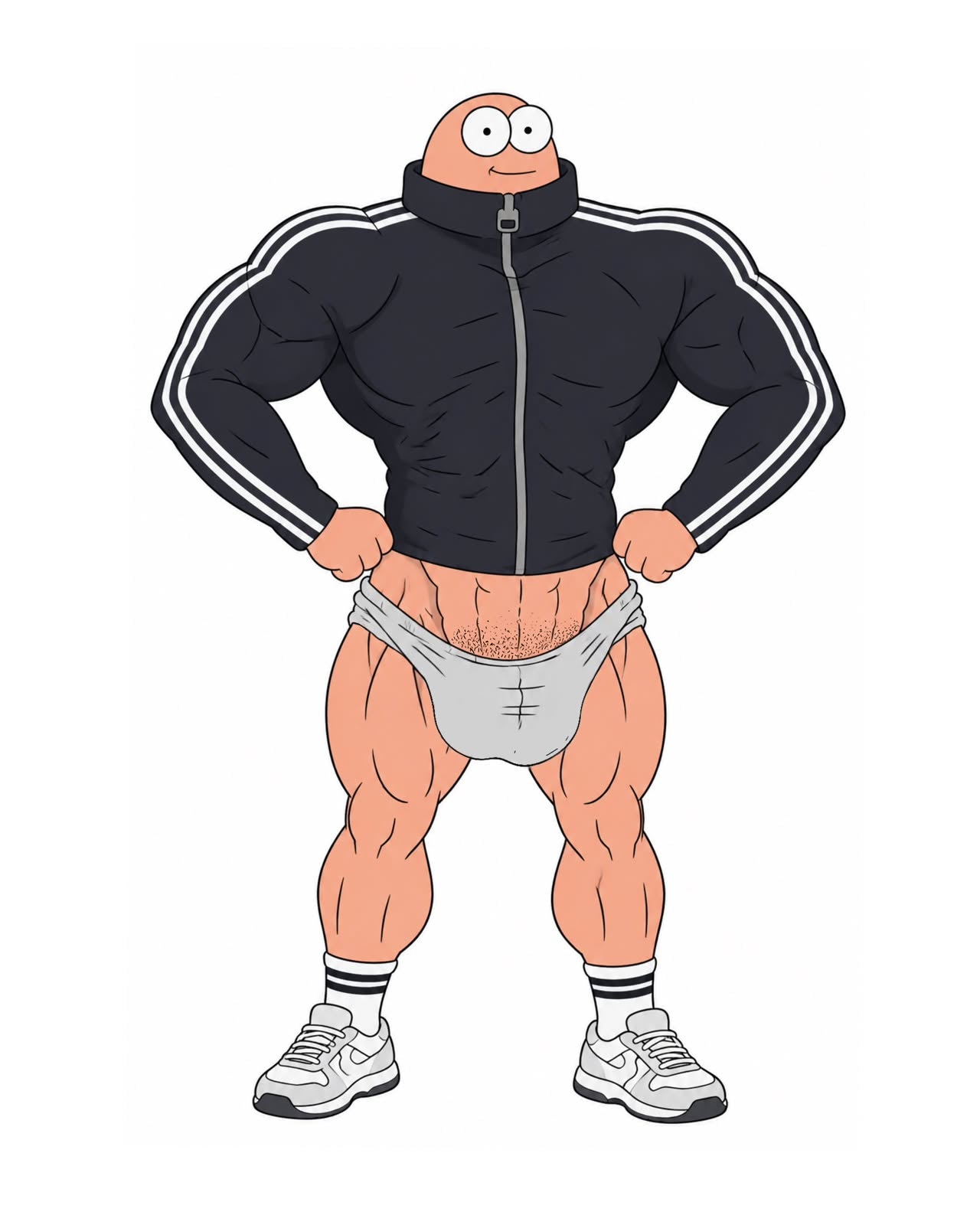 The buff Ponzi DLC character from the official IRL merchandise drop